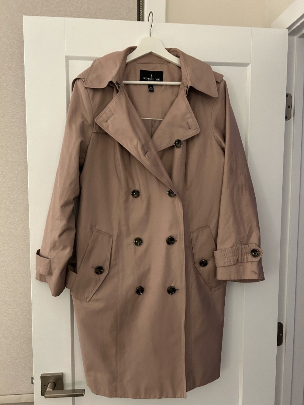 London Fog Raincoat with removable hood